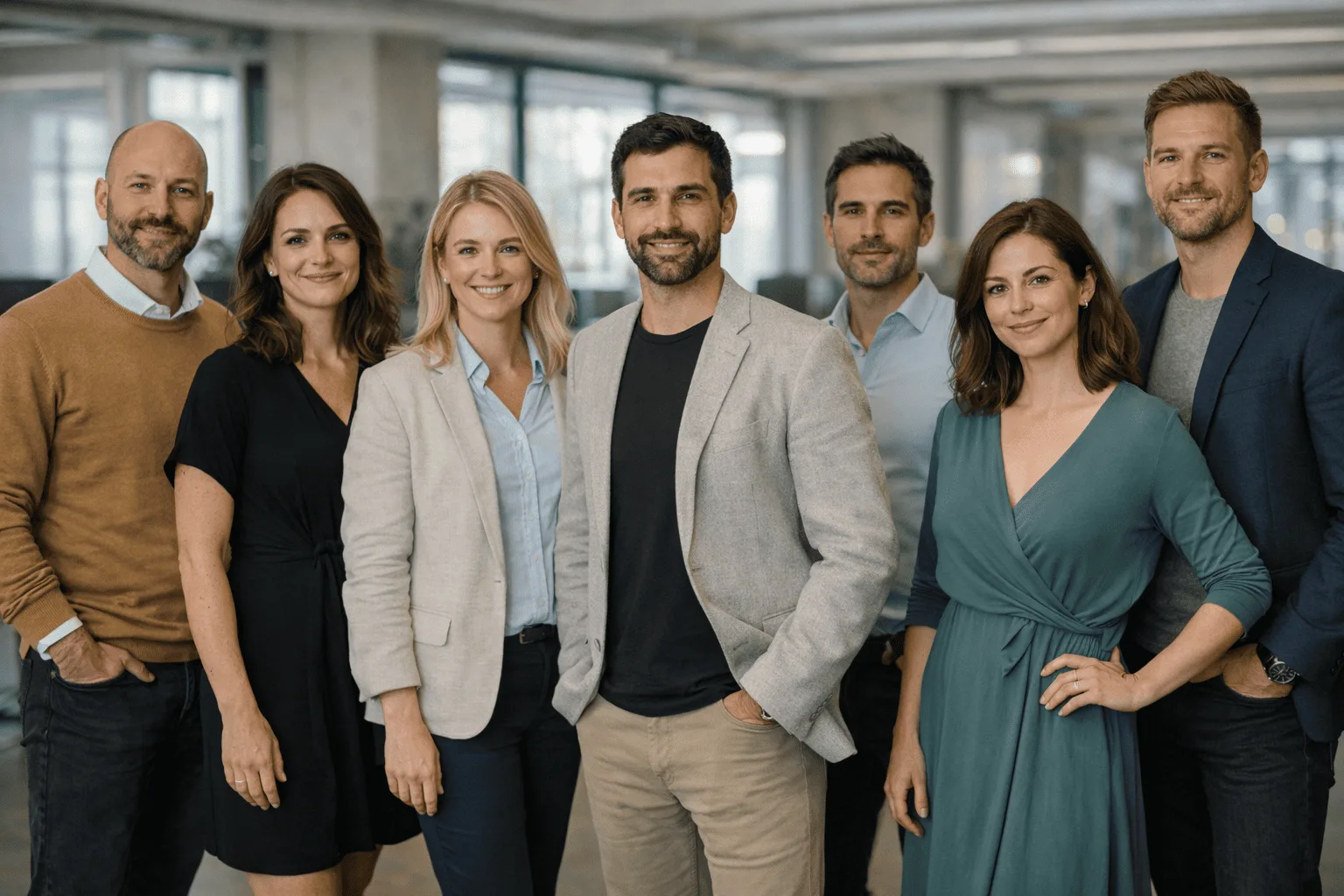 Team working on AI trading platform — Vantage Rendholm